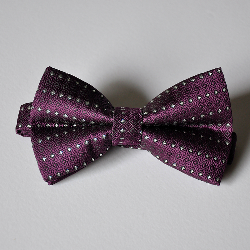 時尚紫色系領結